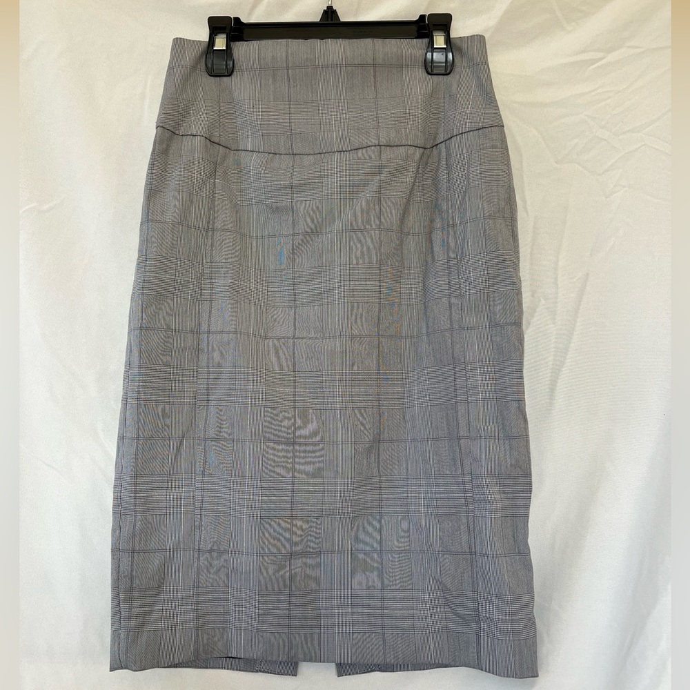 Gray Plaid Women's Skirt